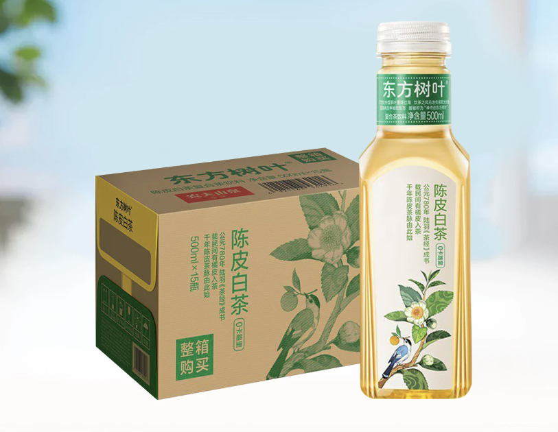 东方树叶陈皮白茶茶饮料500ml*15瓶